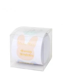 Meri Meri Roll Of Pastel Bunny Stickers