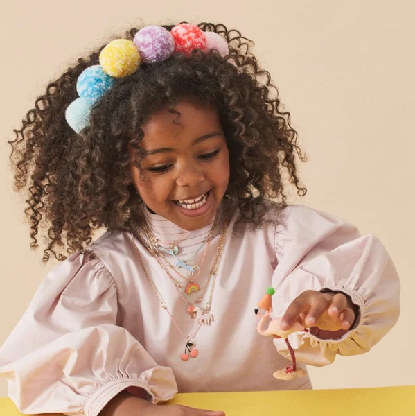 Meri Meri Enamel Cherries Necklace 3 Meri Meri Enamel Cherries Necklace