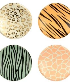 Meri Meri Safari Animal Print Dinner Plates Set Of 8