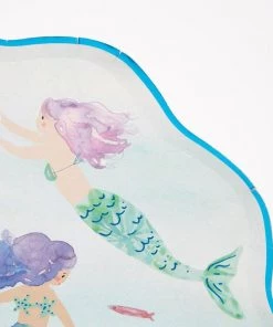 Meri Meri Mermaids Swimming Plates Set Of 8