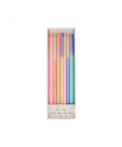 Meri Meri 16 Multi Colour Block Candles