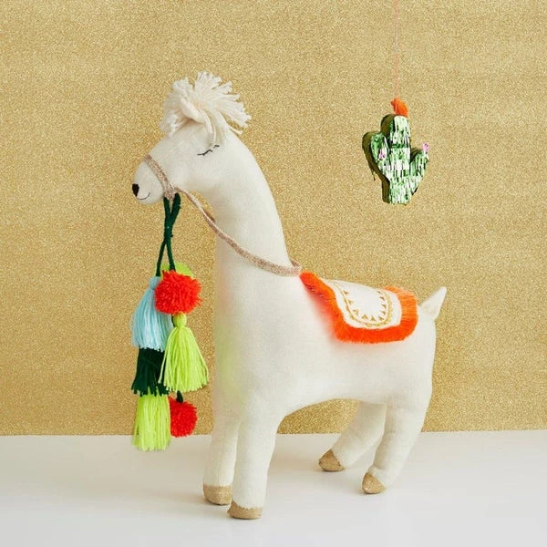 Meri Meri Hugo Llama Knitted Toy Character Cushion 5 Meri Meri Hugo Llama Knitted Toy Character Cushion