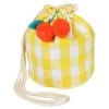 Meri Meri Cherry Gingham Drawstring Bag 2 Meri Meri Cherry Gingham Drawstring Bag