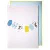 Meri Meri Oh Boy Garland New Baby Card