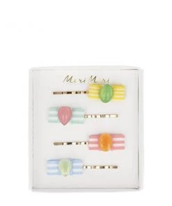 Meri Meri Satin Bow Gem Hair Slides