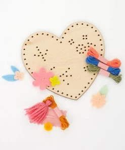 Meri Meri Heart Embroidery Kit 9 Meri Meri Heart Embroidery Kit