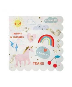 Meri Meri I Believe In Unicorns Large Napkins