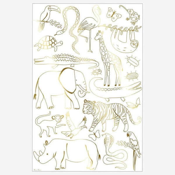 Meri Meri Jungle Colouring Posters (set Of 2) 4 Meri Meri Jungle Colouring Posters (set Of 2)