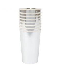 Meri Meri Silver Highball Cups