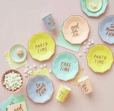 Meri Meri Plates Cake Time Smell