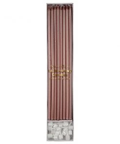 Meri Meri Rose Gold Long Candles