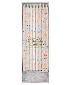 Meri Meri Neon Flecks Candles