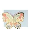 Meri Meri Floral Butterfly Stand-Up Card 1 Meri Meri Floral Butterfly Stand-Up Card