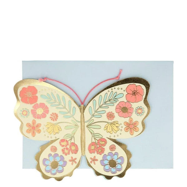 Meri Meri Floral Butterfly Stand-Up Card 3 Meri Meri Floral Butterfly Stand-Up Card
