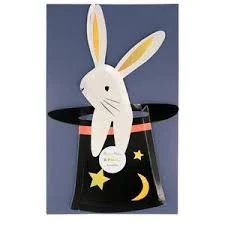Meri Meri Bunny In Hat Shaped Plates 3 Meri Meri Bunny In Hat Shaped Plates