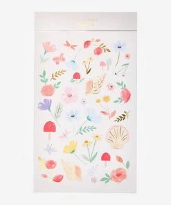Meri Meri Floral Tattoo Sheets (set Of 2 Sheets)
