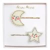 Meri Meri Happy Moon And Stars Hair Slides