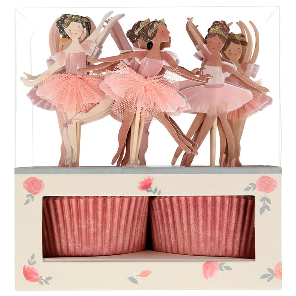 Meri Meri Ballerina Cupcake Kit 3 Meri Meri Ballerina Cupcake Kit