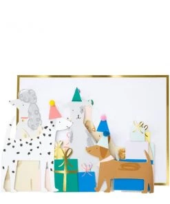 Meri Meri Dog Party Concertina Card