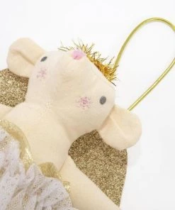 Meri Meri Gold Angel Mouse Christmas Tree Topper