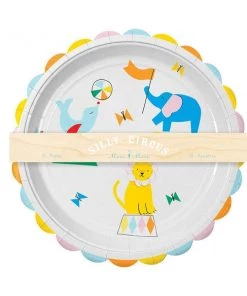 Meri Meri Silly Circus Plates Large