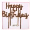 Meri Meri Happy Birthday Acrylic Toppers Set Of 2