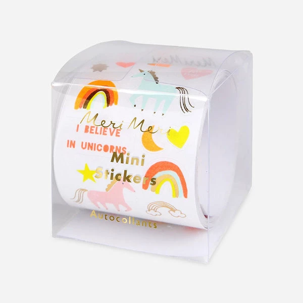 Meri Meri Mini Unicorn Sticker Roll 3 Meri Meri Mini Unicorn Sticker Roll