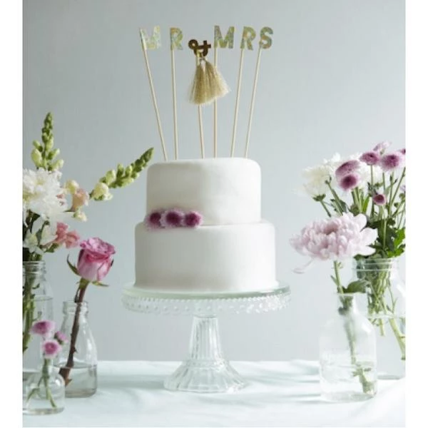 Meri Meri Wedding Cake Decoration Topper Mr And Mrs 4 Meri Meri Wedding Cake Decoration Topper Mr And Mrs