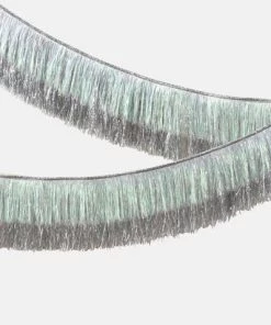Meri Meri Silver Iridescent Tinsel Fringe Garland