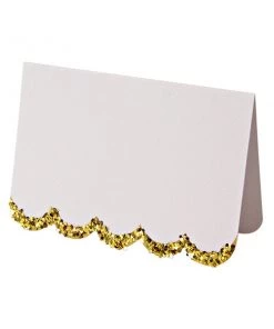 Meri Meri Chunky Gold Glitter Place Cards