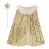 Meri Meri Gold Sparkle Cape Dress Up 1 Meri Meri Gold Sparkle Cape Dress Up