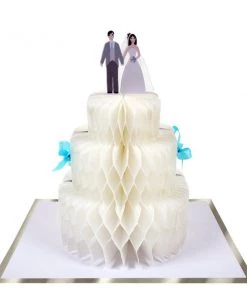 Meri Meri Wedding Cake Honeycomb Card