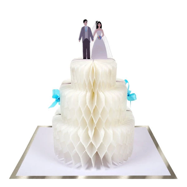 Meri Meri Wedding Cake Honeycomb Card 3 Meri Meri Wedding Cake Honeycomb Card