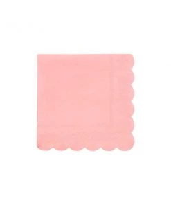 Meri Meri Neon Coral Small Napkins Set Of 20