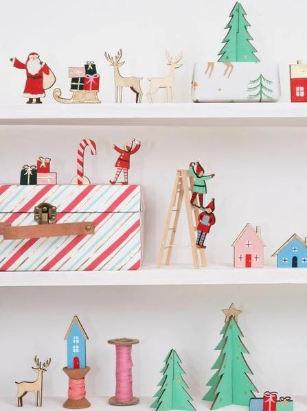 Meri Meri Festive Village Wooden Advent Calendar 6 Meri Meri Festive Village Wooden Advent Calendar