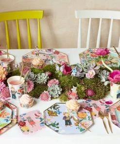 Meri Meri Nathalie Lete Flora Cat Small Napkins Set Of 20