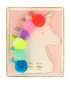 Meri Meri Big Pom Pom Hair Clips