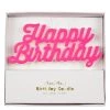 Meri Meri Pink Happy Birthday Candle