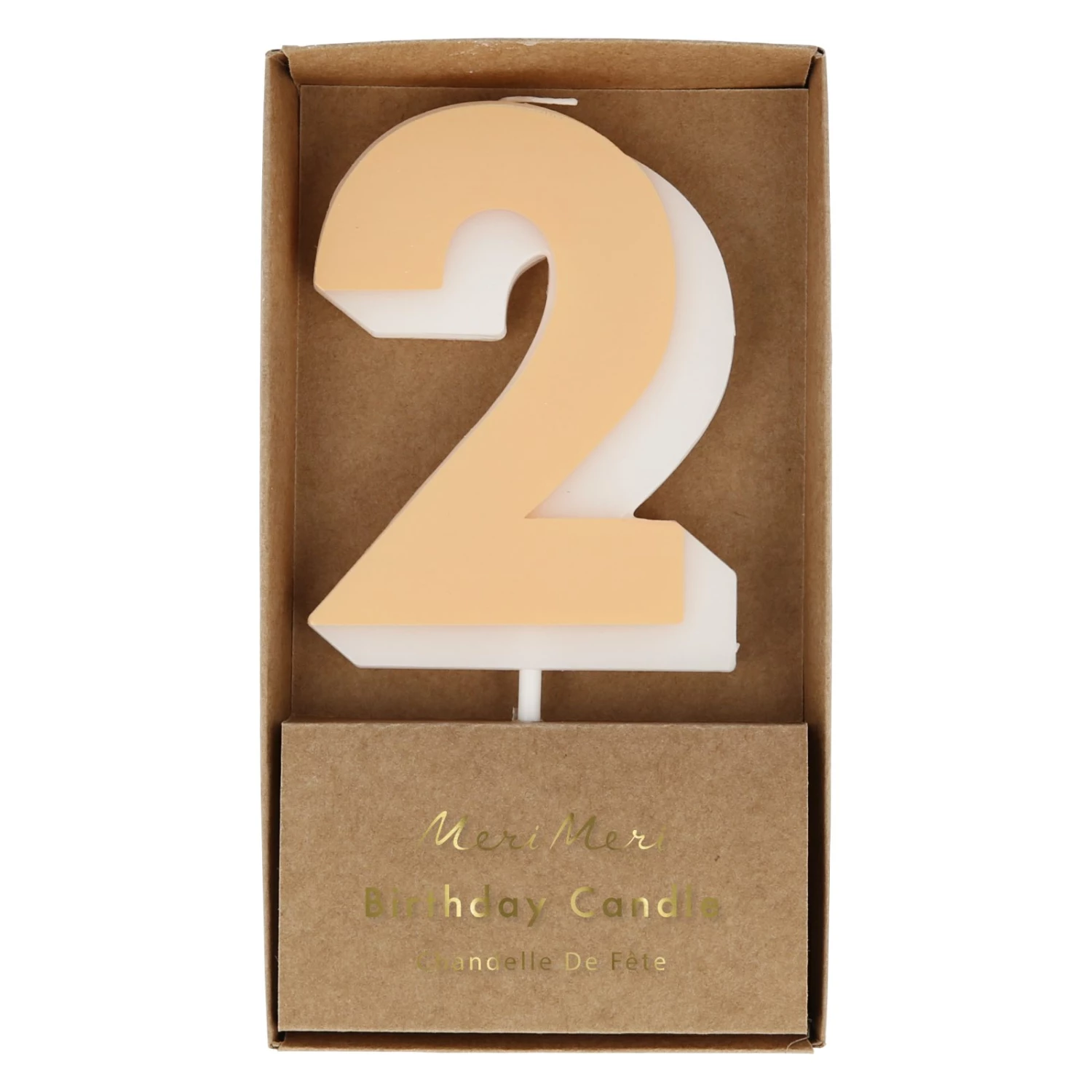 Meri Meri Color Number 2 Candle 4 Meri Meri Color Number 2 Candle