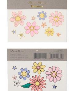 Meri Meri Flower Power Large Tattoos