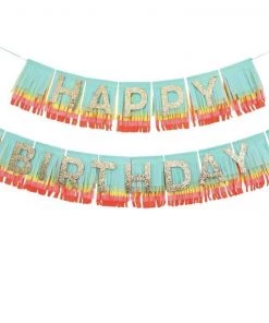 Meri Meri Birthday Letter Fringe Bunting