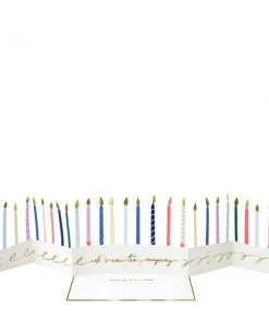 Meri Meri Candle Concertina Card