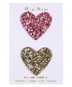 Meri Meri Iron On Heart Patches