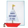 Meri Meri Sailing Boat Stand Up Card