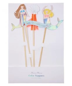 Meri Meri Lets Be Mermaids Cake Toppers