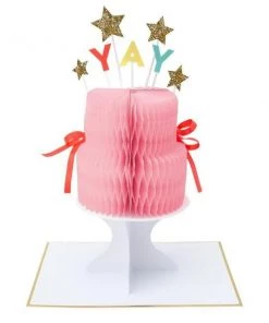 Meri Meri Yay Cake Stand Up Card
