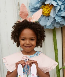 Meri Meri Embellished Gingham Bunny Headband