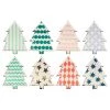 Meri Meri Patterned Christmas Tree Plates