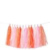 Meri Meri Pink Tassel Garland 2 Meri Meri Pink Tassel Garland