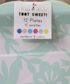 Meri Meri Pack of 12 Fiesta Paper Plate